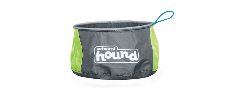 Best for Outdoor Lovers: Outward Hound Port-A-Bowl Pet Bowl