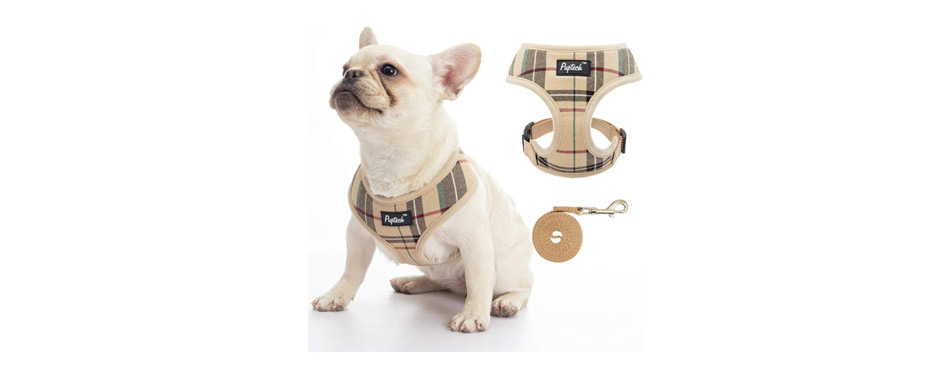 Most Stylish: PUPTECK Soft Mesh Dog Harness