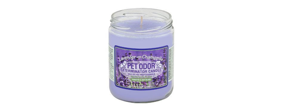 Pet Odor Exterminator Lavender & Chamomile Deodorizing Candle