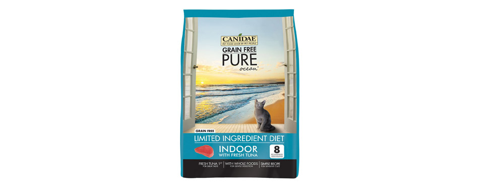 CANIDAE Grain-Free PURE Limited Ingredient Indoor Cat Food 