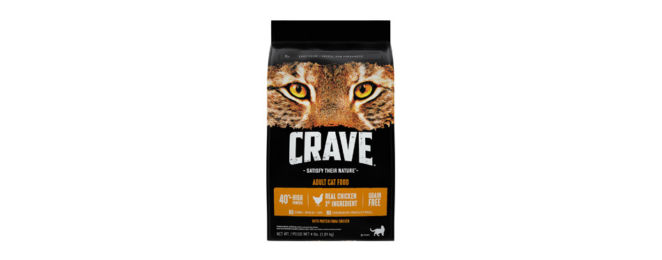 Crave with Protein from Chicken Adult Grain-Free Dry Cat Food