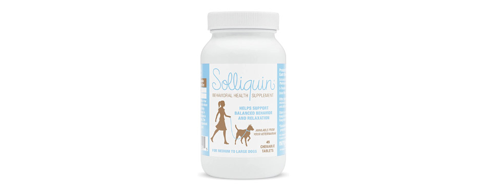 Best Tablets: Nutramax Solliquin Soft Chews Calming Supplement for Dogs