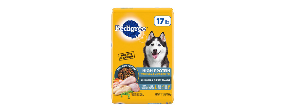 Pedigree High Protein Chicken and Turkey Flavor Adult Dry Dog Food