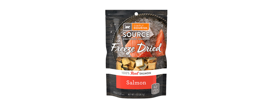 Simply Nourish Source Freeze-Dried Salmon Cat Treats