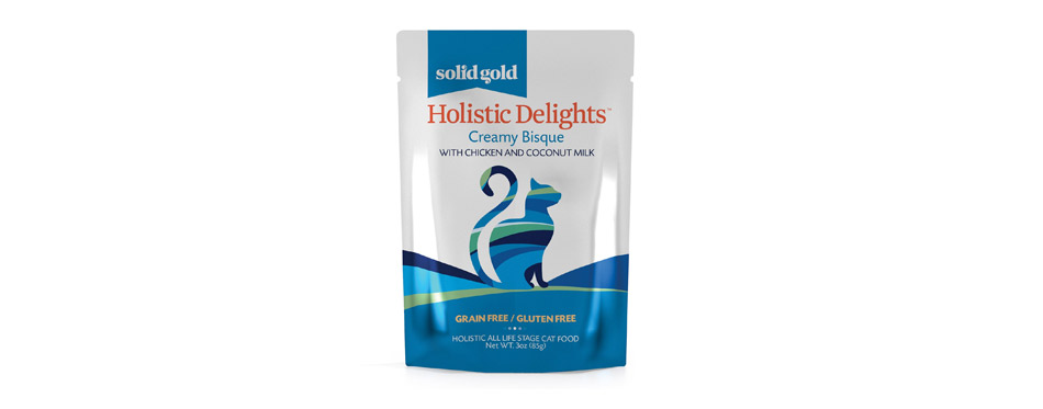 Solid Gold Holistic Delights Creamy Bisque Wet Cat Food Pouches