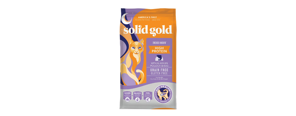 Solid Gold Indigo Moon High Protein Wild Alaskan Dry Cat Food