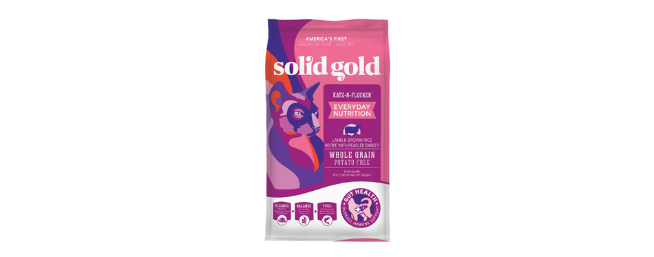 Solid Gold Katz-n-Flocken Whole Grain Dry Cat Food