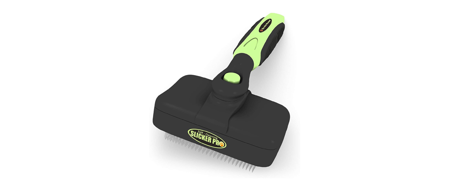 The Pet Portal Self Cleaning Slicker Pro Brush