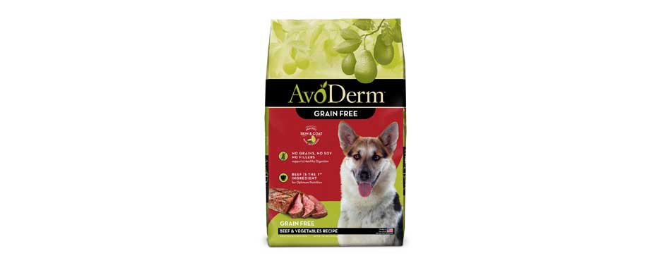 AvoDerm Beef & Vegetables Recipe Grain-Free Dry Dog Food