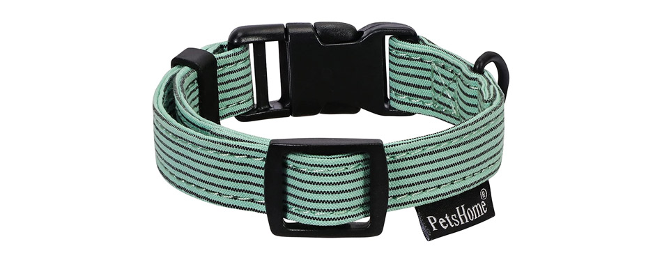 PetsHome Patterened Safety Release Dog Collar
