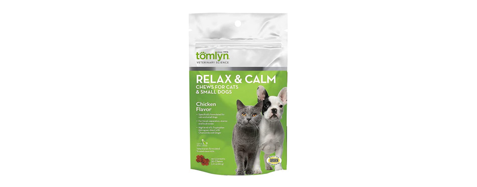 TOMLYN Relax And Calm Chews For Cats