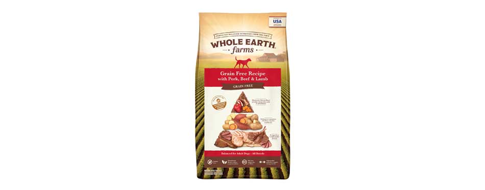 Whole Earth Farms Grain-Free Pork, Beef & Lamb Recipe