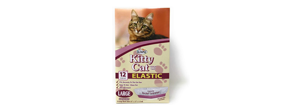 Alfapet Kitty Cat Elastic Premium Pan Liners