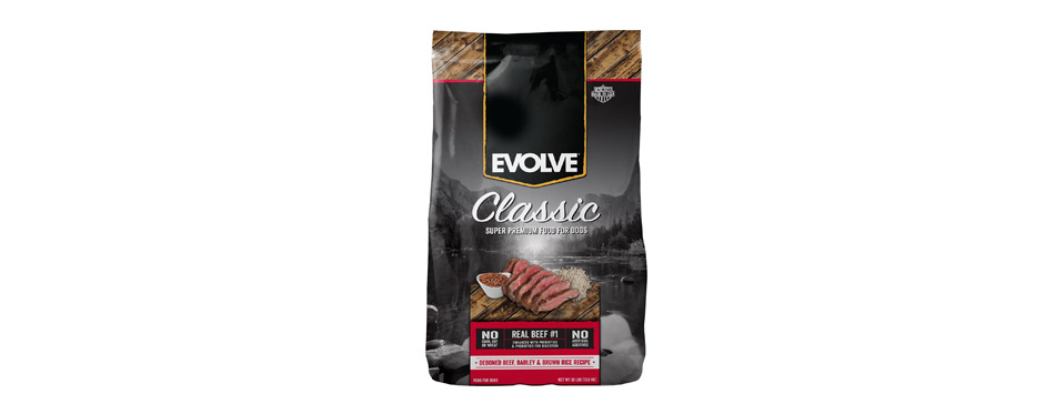 Evolve Deboned Beef, Barley & Brown Rice Recipe Dry Dog Food