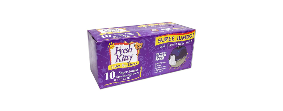 Fresh Kitty Super Jumbo Thick Litter Box Liners