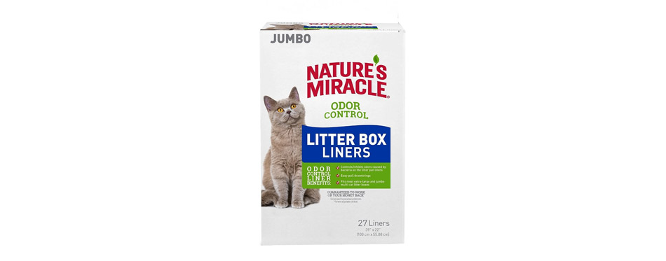 Nature's Miracle Odor Control Cat Litter Box Liners