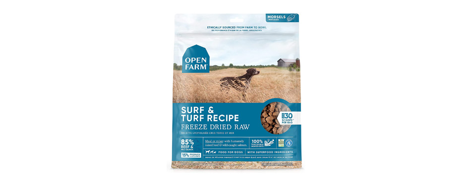 Open Farm Surf & Turf Freeze Dried Raw Dog Food