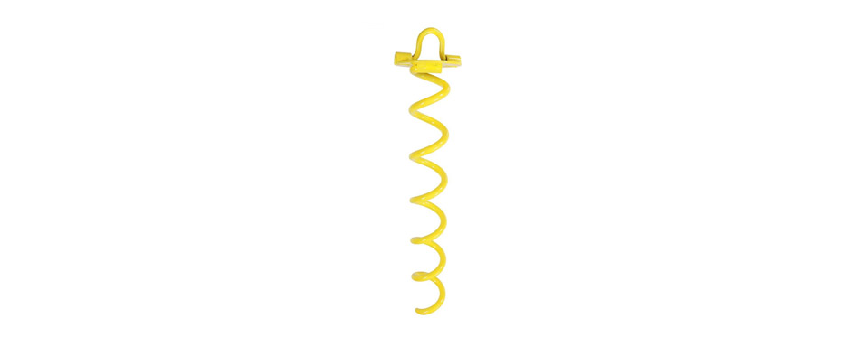 Best Dog Tie-Out Anchor: Sunnydaze Spiral Ground Anchor