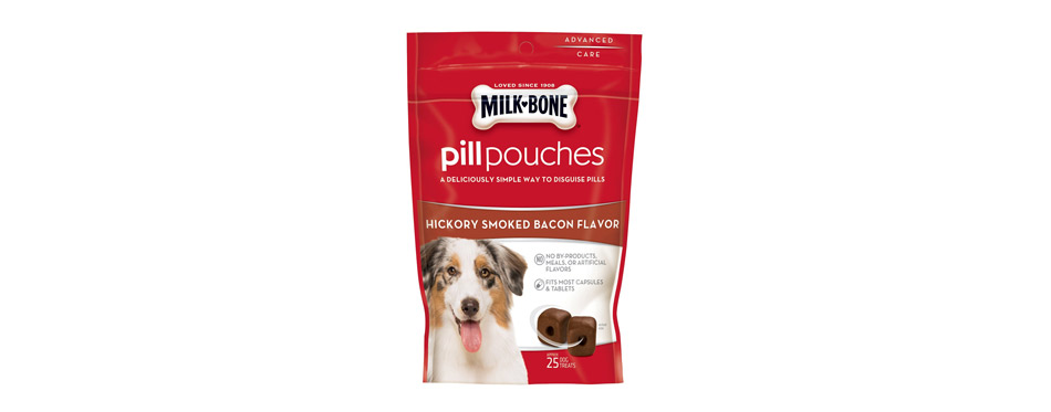 Milk-Bone Pill Pouches Hickory Smoked Bacon Flavor Dog Treats