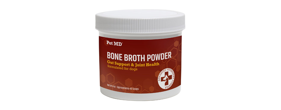 Pet MD Gut Support & Joint Health Bone Broth Powder