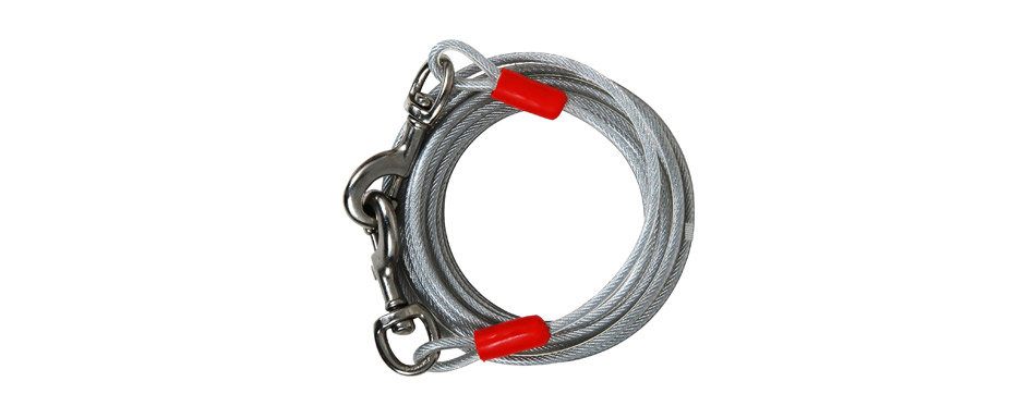 Best Tie-Out for Large Dogs: Petmate 1700-Pound Break Strength Tieout Cable