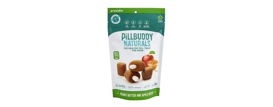 Pillbuddy Naturals Peanut Butter and Apple Pill Treat