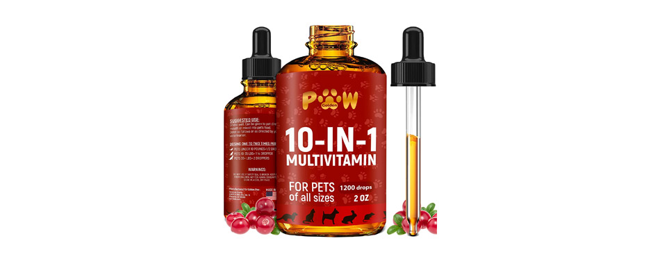 Golden Paw 10-In-1 Multivitamin for Pets