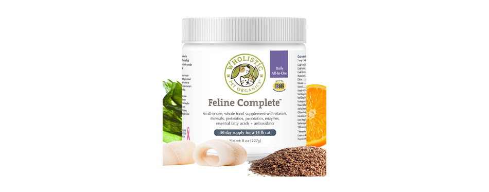 Wholistic Pet Organic Feline Complete Powder Supplement