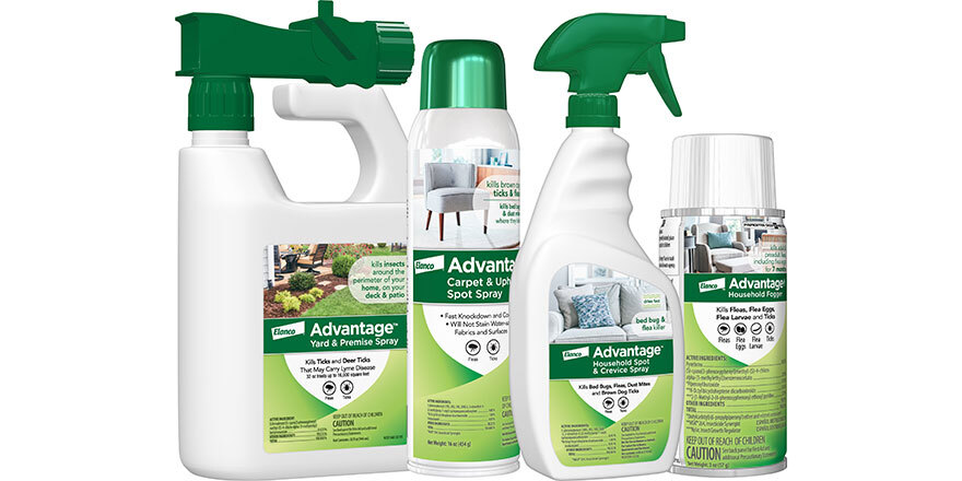 Advantage-Indoor and Yard flea and tick spray