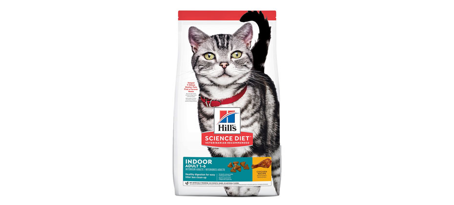 Best for Indoor Cats: Hill's Science Diet Adult Indoor Chicken Recipe