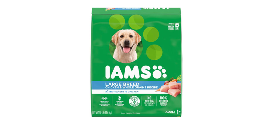 Iams Adult Large Breed Real Chicken Dry Food