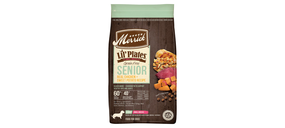 Best For Senior Dogs: Merrick Lil' Plates Chicken & Sweet Potato Dry Dog Food