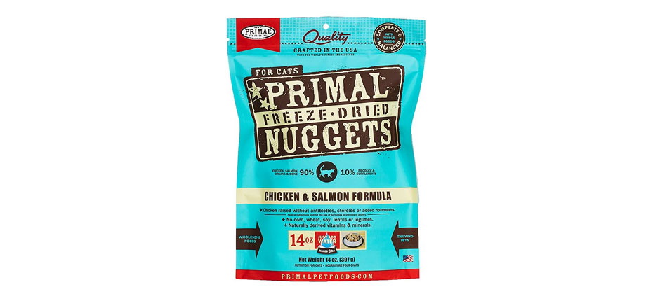Best for Picky Eaters: Primal Chicken & Salmon Formula Raw Nuggets Freeze-Dried 