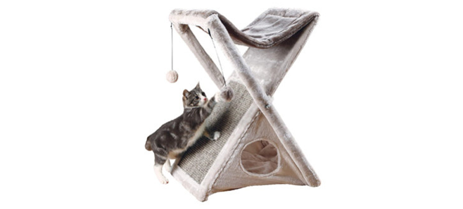 TRIXIE Miguel 25.5-In Plush Cat Tree