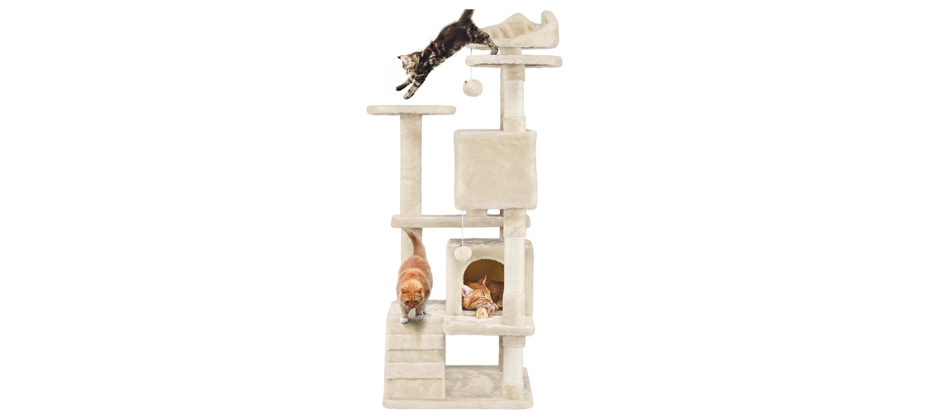 Yaheetech Multilevel Indoor Cat Tree & Condo