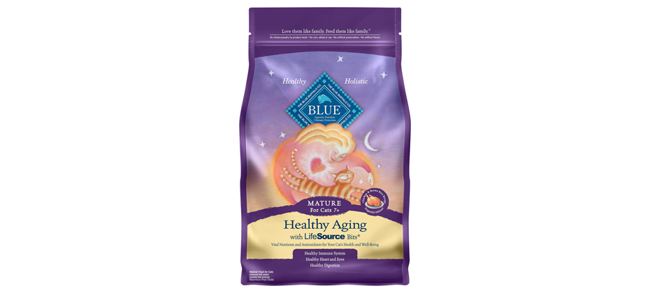 Best Dry Food for Outdoor Senior Cats: Blue Buffalo Healthy Aging Chicken & Brown Rice Recipe
