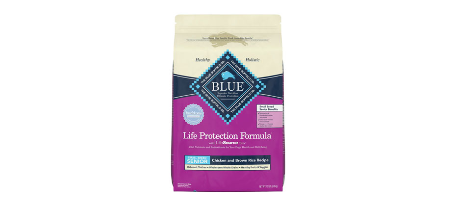 Also Great Senior Food: Blue Buffalo Life Protection Formula Dry Dog Food