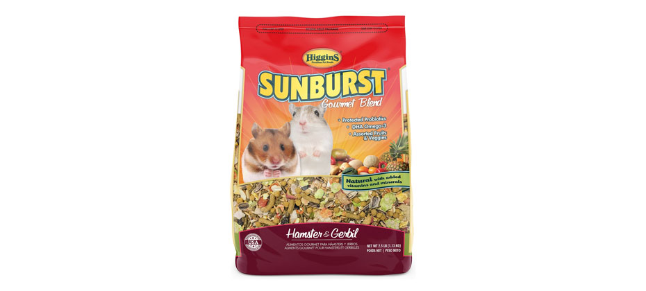 Higgins Sunburst Gourmet Blend Gerbil & Hamster Food - 50% Off