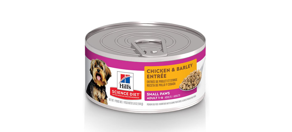 Hill's Science Diet Small Paws Chicken & Barley Entrée