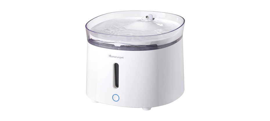 Homerunpet Cat Water Fountain with Wireless Pump