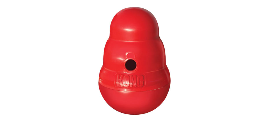 The Best Food and Treat Dispensing Dog Toy: KONG Wobbler