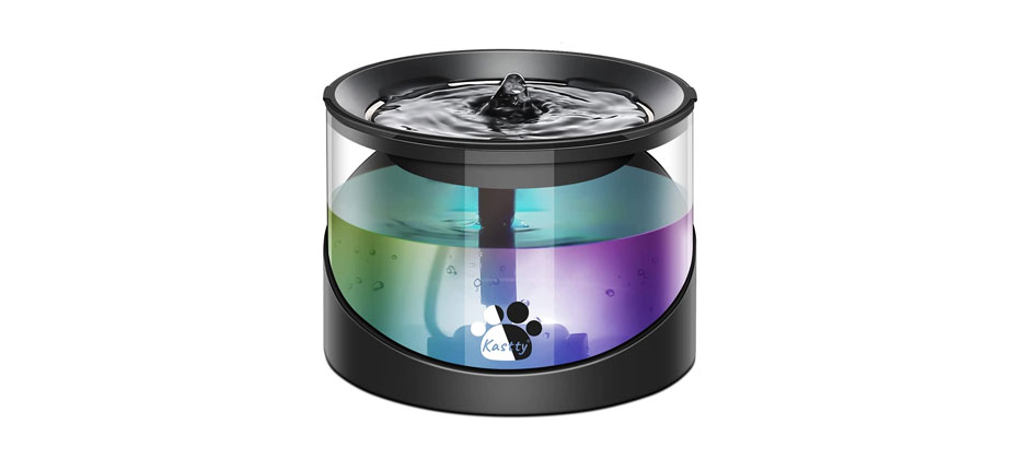 Kastty Cat Water Fountain With LED Indicator Light