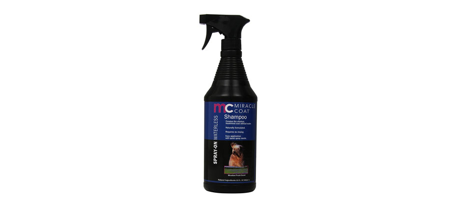 Miracle Coat Spray on Waterless Dog Shampoo