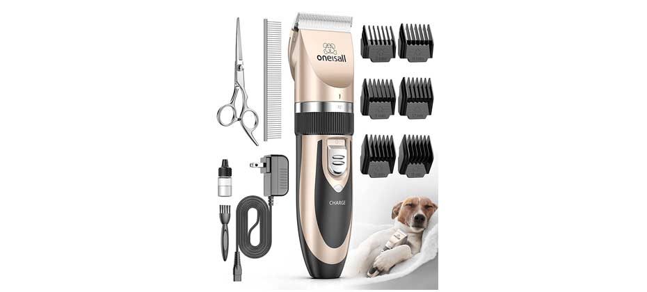Best Overall: Oneisall Dog Shaver Clippers