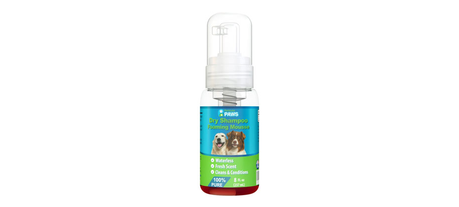 Particular Paws Dry Shampoo Foaming Mousse - Mango & Pomegranate