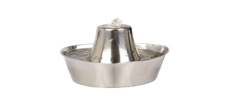 PetSafe Seaside Stainless Pet Water Fountain