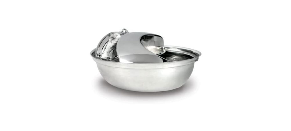 Pioneer Pet Raindrop Fountain Stainless Steel