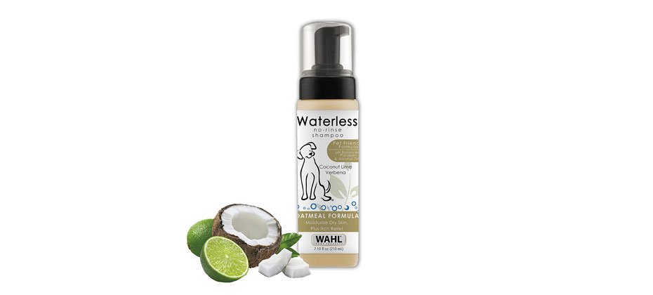 Wahl Waterless No Rinse Shampoo - Oatmeal & Coconut Lime Verbena