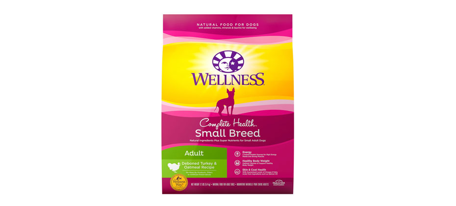 Best with Grains: Wellness Small Breed Complete Health Adult Turkey & Oatmeal Recipe 