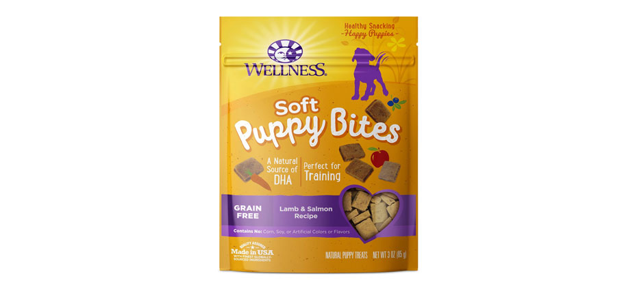 Wellness Soft Puppy Bites Lamb & Salmon Recipe Grain-Free Dog Treats - 30% Off